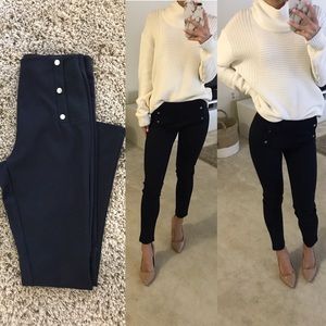 Zara navy blue leggings